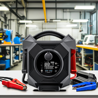 Jump Starter Mobil Pintar Multifungsi Portabel dengan Paket Booster Baterai Arus Puncak 30000A 12v 24v untuk Truk Semi Berat