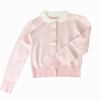 Haut en tricot pour bébés filles, personnalisable avec logo, nouvelle collection automne-hiver, pull court intérieur