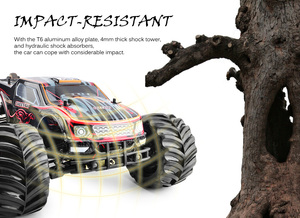 Heißer <span class=keywords><strong>JLB</strong></span> <span class=keywords><strong>Cheetah</strong></span> 2,4G 4WD 1/10 80km/h RC Brushless Rennwagen RTR Hochgeschwindigkeits-Monstertruck Offroad-Fernsteuerungsspielzeug - Product Image 3
