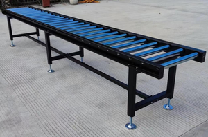 Unpowered mà không có động cơ Hướng dẫn sử dụng trọng lực miễn phí băng tải con lăn/Con lăn giường bảng để bán - Product Image 2