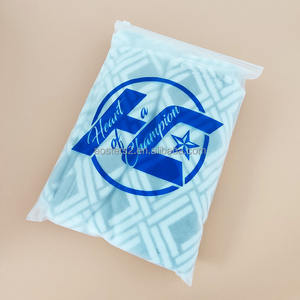 Экологичные перерабатываемые водонепроницаемые полиэтиленовые пакеты с застежкой-молнией для одежды и обуви, производство Гуандун, шелкография, 100 шт. - Product Image 5