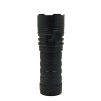 Lampe de plongée étanche IP68 en alliage d'aluminium avec zoom, 1600LM, portée 400-500M, 6000mAh, rechargeable USB, 7500K réglable – 44 ans d'expérience usine