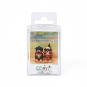 Le meilleur chien de montagne de la Suisse de qualité supérieure - Chien de dessin animé créatif en résine pour baseball et jouets - Product Image 1
