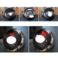 Housse de roue de secours universelle de haute qualité en ABS premium TS-BT-052 pour Toyota PRADO 1998-2007, différentes tailles