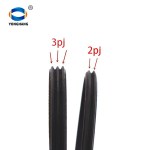 Cintura a V Multi-coste elastica di alta qualità 2 pj246 3 pj246 2 pj256 3 pj256 2 pj270 2 pj270 2 pj286 3 pj286 2 pj290 3 pj290 in gomma - Product Image 2