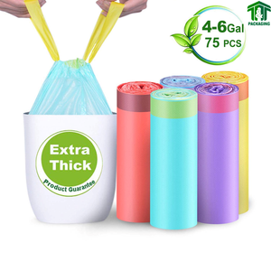 Bolsas de Basura Blancas Biodegradables con Cordón, para Cocina, Resistentes, de 20-35L, para Dormitorio, Estética Superior - Product Image 5