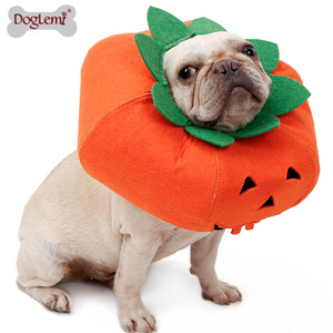 Vêtements pour animaux de compagnie très demandés, tenue d'Halloween réglable et pliable pour animaux de compagnie, costume de <span class=keywords><strong>chien</strong></span> au design mignon et original en forme de <span class=keywords><strong>citrouille</strong></span> - Product Image 2