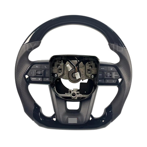 Volante Deportivo Personalizado de Fibra de Carbono y Cuero para <span class=keywords><strong>Toyota</strong></span> <span class=keywords><strong>GR</strong></span> <span class=keywords><strong>Yaris</strong></span> 2020 2021 <span class=keywords><strong>2022</strong></span> 2023 2024 <span class=keywords><strong>GR</strong></span> Corolla - Product Image 2