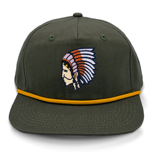 Custom Unisex Sporty Outdoor Flat Bill Baseball Cap Embroidered Logo Vintage 5-Panel High Profile Unstructured 256 Style Hat - Product Image 1