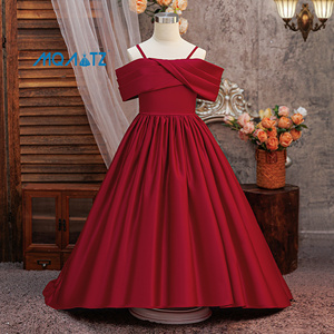 MQATZ Nuovo Arrivo Bellissimo Abito da Principessa Lungo per <span class=keywords><strong>Bambina</strong></span>, Vestito da Cerimonia - Product Image 3