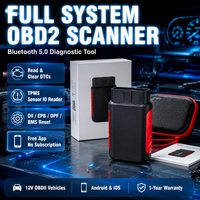 Escáner Bluetooth OBD2, Herramienta de Diagnóstico Completo del Sistema, Lector de ID de Sensor TPMS, Reinicio de Aceite, EPB, DPF, BMS, Aplicación Gratuita