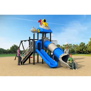 kids play electrical equipment outdoor playground toddler kids amusement innovative castle outdoor slide rubber park equipment