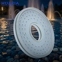 Lampe LED musicale pour piscine, étanche IP68, 6W, épaisseur 13mm, remplie de résine, pour fontaines et décorations aquatiques (type donut) - Spécial Singapour