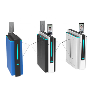 उच्च अंत स्लिम विंग टर्नस्टाइल 900 मिमी चौड़ी लेन 0.2s रैपिड एक्सेस लक्जरी वाइप क्लब कार्यकारी कार्यालय भवन परिमाप गेट ip54 - Product Image 1