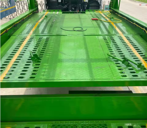 Hydraulic lift for easy loading & unloading Lightweight body increases transport quantity Secure tie-downs prevent <b>car</b> movement - Product Image 4