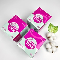 Produit d'hygiène féminine personnalisé Coussin à langer hygiénique en coton biologique Sous-vêtements sexy pour femmes Serviettes de nuit hygiéniques pour filles