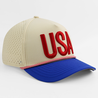 Gorra Deportiva HN10 Unisex con Bloques de Color, Transpirable, Impermeable, con 5 Orificios Cortados a Láser, Bordado 3D Personalizado, para Surf y Ciclismo