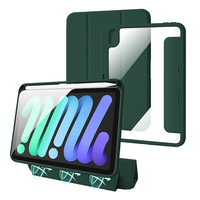 Étui de protection magnétique en cuir PU à trois volets avec support intégral et fonction de chargement Aurora pour iPad Air 11M4 2026