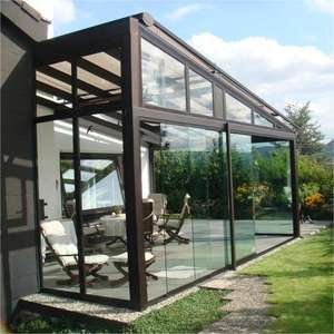 بروش شمس للغرف الجاهزة 3 4 للمواسم الأربعة ، ألومنيوم حديث صوفي ، إضافة غرفة شمسية ، منزل شمس - Product Image 5