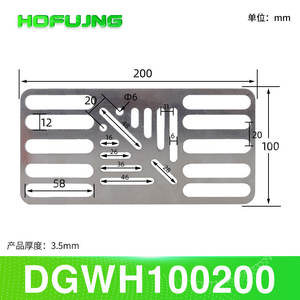 Bras robotique, outillage pneumatique, fixation, plaque en fer, réglage de la position multi-trous, support de montage, machine de moulage par injection - Product Image 4