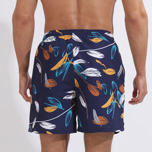 Пляжные шорты с несколькими узором, 2-слойные шорты для бодибилдинга с внутренним карманом, мужские шорты для занятий спортом - Product Image 4