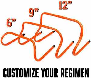 Ensembles d'obstacles d'agilité professionnels 2025 - Équipement d'entraînement de vitesse réglable pour le football et le soccer |   Base antidérapante avec poignées de transport - Product Image 2