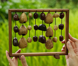 Natural Fruit Shell <b>Wind</b> <b>Chime</b> Seed Pod Sound <b>Chime</b> Sound Therapy Healing Home Decoration Desktop ornament - Product Image 5