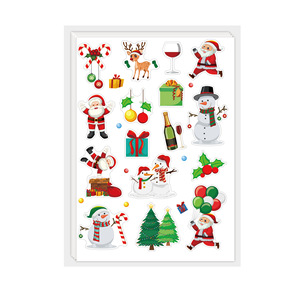 Fogli di <span class=keywords><strong>Adesivi</strong></span> <span class=keywords><strong>Natalizi</strong></span> Personalizzati, Pacchetti di <span class=keywords><strong>Adesivi</strong></span> Decorativi Autoadesivi per Feste, <span class=keywords><strong>Adesivi</strong></span> Fai-da-Te per Scrapbook, Regali per Bambini - Product Image 2