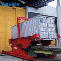Équipement mécanique spécial pour le retournement, le chargement et le déchargement de conteneurs de marchandises en vrac