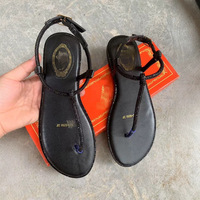 Chaussures plates confortables pour femmes African Explosions, avec bride à boucle, en PU orné de strass, semelle extérieure en caoutchouc, talon plat, pour le printemps