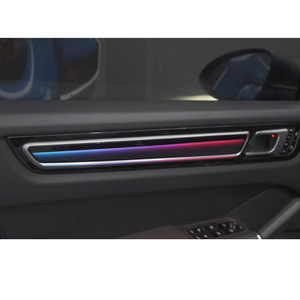 Modern <b>Car</b> Ambient Light Kit for Porsche Cayenne 2018-2023 Interior Atmosphere LED Lamp Strip Manufacturer - Product Image 3