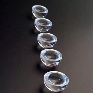 Vidrio óptico de 2mm de diámetro JGS1 Fibra de vidrio de sílice fundida Lente de Media bola de enfoque convexo plano médico - Product Image 1