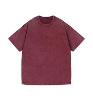 T-shirt Homme Oversize Rétro 230 g/m² 100 % Coton Épais OEM, Impression DTG Logo, T-shirts Personnalisés Effet Délavé Acide Vintage