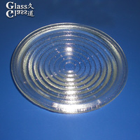 Verre borosilicate moulé diffusant la lentille en verre de Fresnel de lumière LED