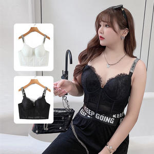 Soutien-gorge dos nu grande taille N8383 pour femme, noir fantôme, avec design dos élégant et sans coutures, effet amincissant à la taille - Product Image 3