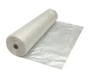 Plastic Sheeting Roll Tarp Construction Film or Clear for Painting Plastic Direct from Vietnam Factory 3 MIL (10x100) Black LDPE