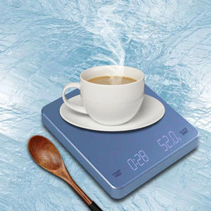 Cafetera Italiana de Vertido, Báscula con Pantalla LED Oculta, Pantalla Táctil, Fuente de Alimentación USB, Báscula para Pesar Granos de Café, Temporizador - Product Image 2