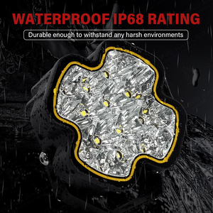 Nuevo Kit de Luces LED de 4 Pulgadas para Trabajo, Niebla y Conducción, Color Ámbar, DRL, para Vehículos Todoterreno, 12V, 50W, 9000 Lúmenes, UTV, 4X4, Luz de Punto - Product Image 3