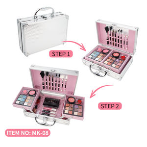Estuche <span class=keywords><strong>de</strong></span> <span class=keywords><strong>Maquillaje</strong></span> <span class=keywords><strong>Profesional</strong></span> Todo en Uno KMES MK-08 con Kit <span class=keywords><strong>Completo</strong></span> <span class=keywords><strong>de</strong></span> Cosméticos - Product Image 3