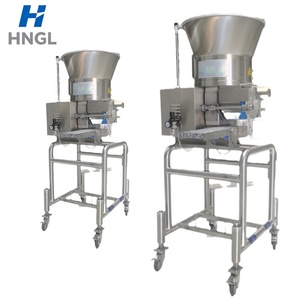 Machine automatique de fabrication de galettes de burger en acier inoxydable 304, pour <span class=keywords><strong>viande</strong></span> de bœuf, poulet, poisson, 35 pièces/min, commerciale, 380V - Product Image 3