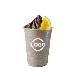 Expédition rapide, vente en gros, gobelets en plastique PET à paroi simple de 98 mm de diamètre supérieur, 14 oz, avec couvercle, gobelets à emporter pour café, jus, boissons froides - Product Image 4
