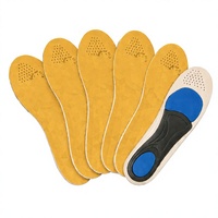 Semelles rehaussantes ajustables en silicone et PU, antichoc, pour chaussures unisexes, emballage de détail, vente en gros