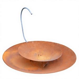 Fuente de Agua Decorativa Independiente de Acero Corten Oxidado, Resistente a la Intemperie, Tamaño Personalizable, para Estanque o Pared - Product Image 1