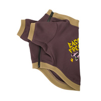 Vêtement décontracté pour chien avec fermeture éclair, motif musical personnalisé, col côtelé confortable, manches courtes, tenue pour chiot – Fournisseur d'usine