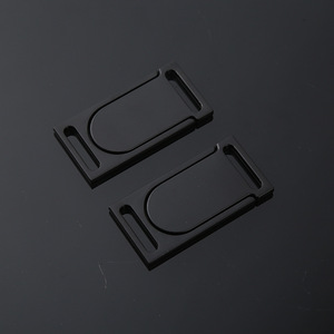 Hebilla de aleación de 20 mm de diámetro interior, negra y plateada, duradera para bolsos - Product Image 2