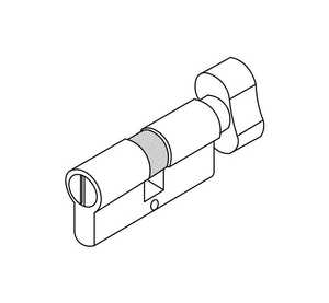 CNCフライス部品ステンレス鋼ブラッシュドブラスソリッドドアロックシリンダーボディの交換 - Product Image 2