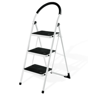 <span class=keywords><strong>Escalera</strong></span> Plegable Multiusos <span class=keywords><strong>de</strong></span> 3 Peldaños con Tubo Redondo, <span class=keywords><strong>Escalera</strong></span> <span class=keywords><strong>de</strong></span> Acero Inoxidable, <span class=keywords><strong>Escalera</strong></span> <span class=keywords><strong>de</strong></span> <span class=keywords><strong>Hierro</strong></span> para el Hogar - Product Image 1
