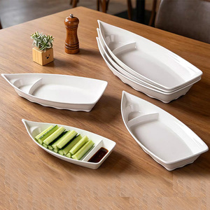 <span class=keywords><strong>Vajilla</strong></span> de <span class=keywords><strong>Melamina</strong></span> Creativa al por Mayor, Plato de Sushi en Forma de Barco, 100% <span class=keywords><strong>Melamina</strong></span>, Plato de <span class=keywords><strong>Melamina</strong></span> Estilo Japonés - Product Image 6
