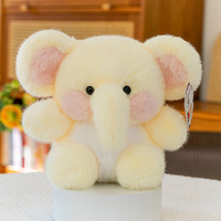 Boneka Gajah Kecil Lucu Berkualitas Tinggi, Super Lembut, Isi Kapas PP, Dapat Dicuci, Hadiah Hari Valentine
