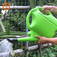 Arrosoir de jardin en plastique PE de grande capacité 5L avec bec diffuseur amovible pour l'arrosage des plantes d'extérieur